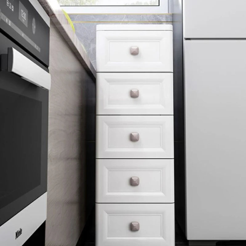 20/30cm Slim Gap Storage Cabinet, Drawer Storage for Bathroom and Kitchen, Compact Storage