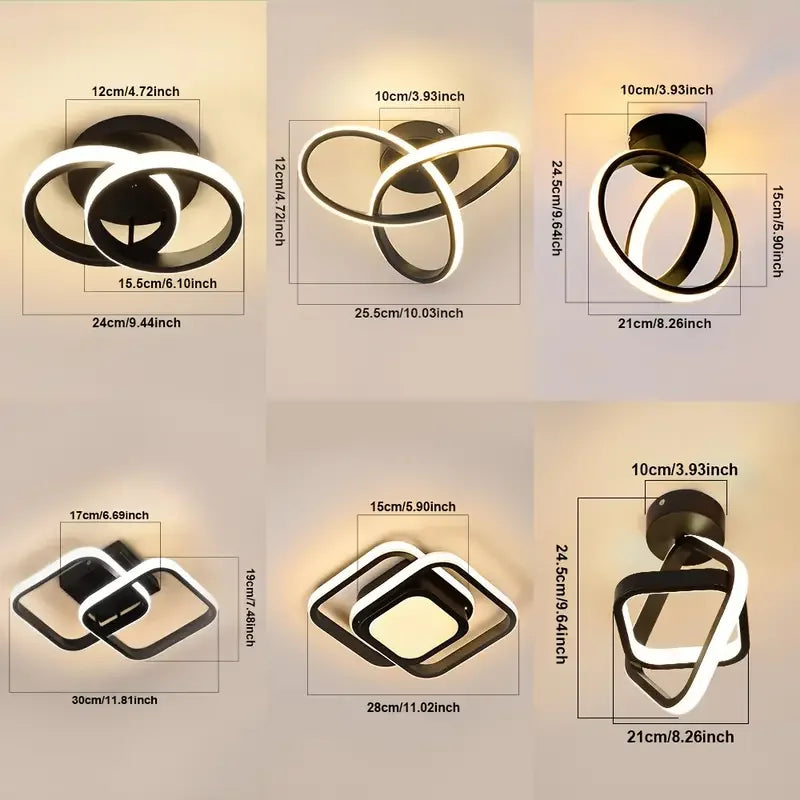 LED Ceiling Light Modern Aisle Ceiling Lamp Indoor Hallway Lighting Small Surface Mounted Fixtures