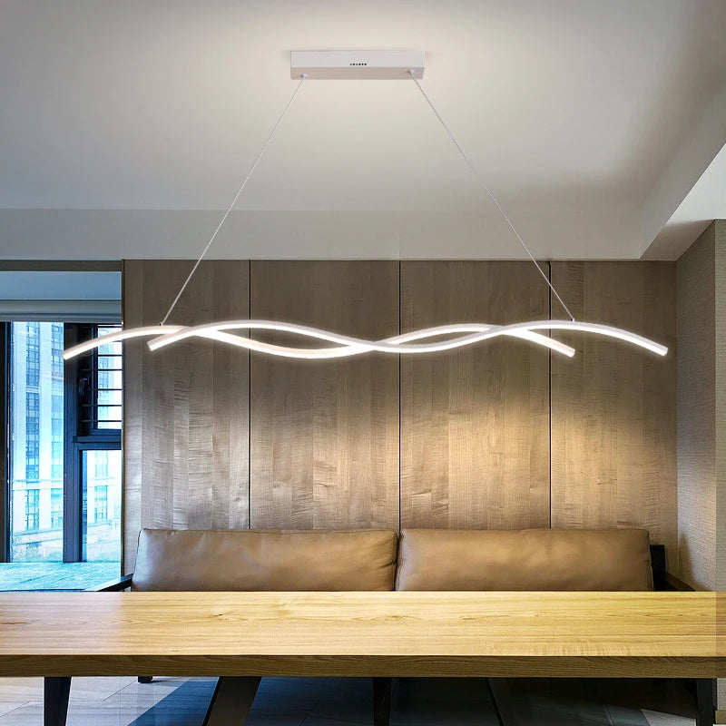 Minimalist LED Pendant Lights Living Study Dining Room Bedroom Bar Hall Indoor Lighting Hanging