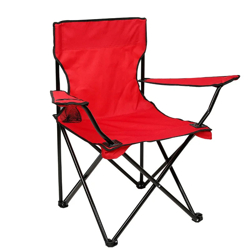 Portable armchair, outdoor folding chair, backrest chair, camping chair, fishing chair, beach chair