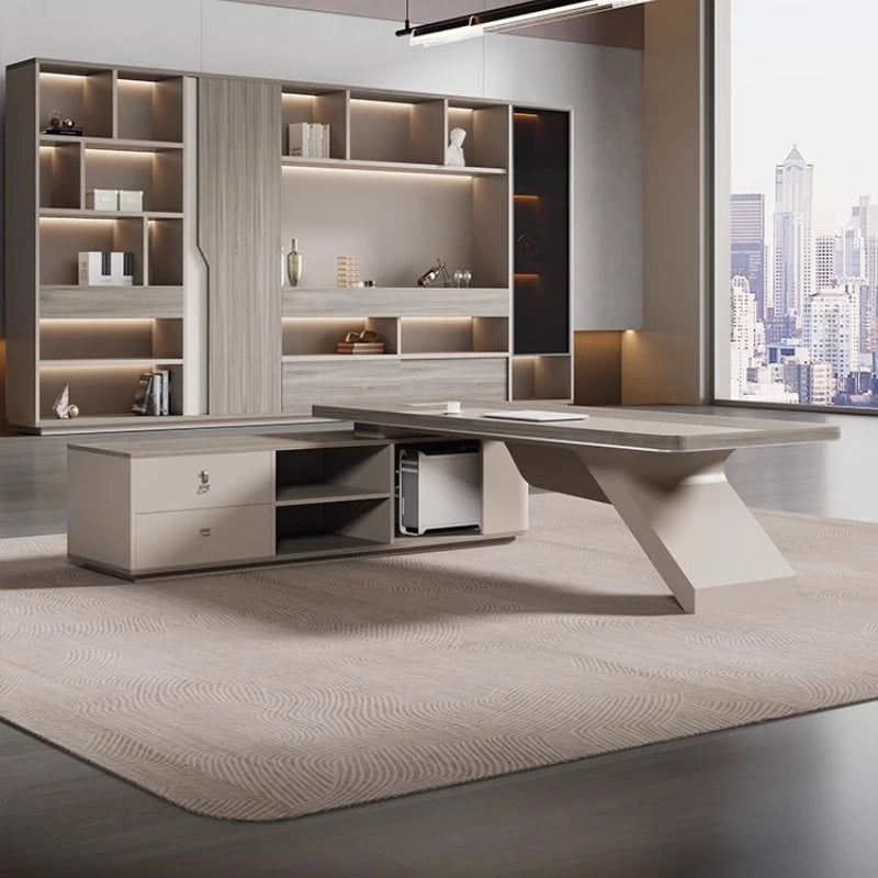 Unusual Executive Office Desk Creativity Drawers European Boss Computer Desks High End Designer
