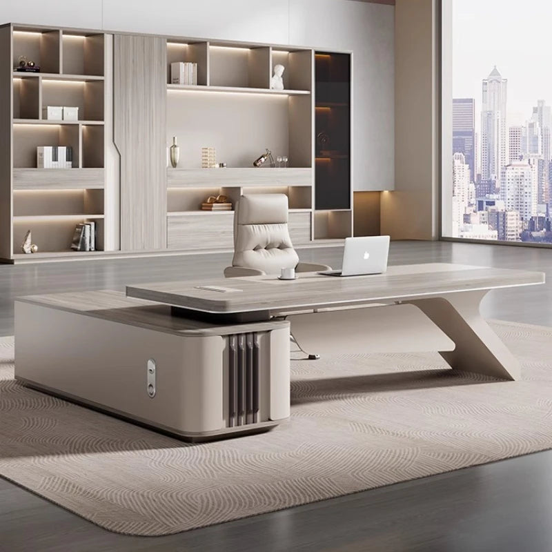 Unusual Executive Office Desk Creativity Drawers European Boss Computer Desks High End Designer