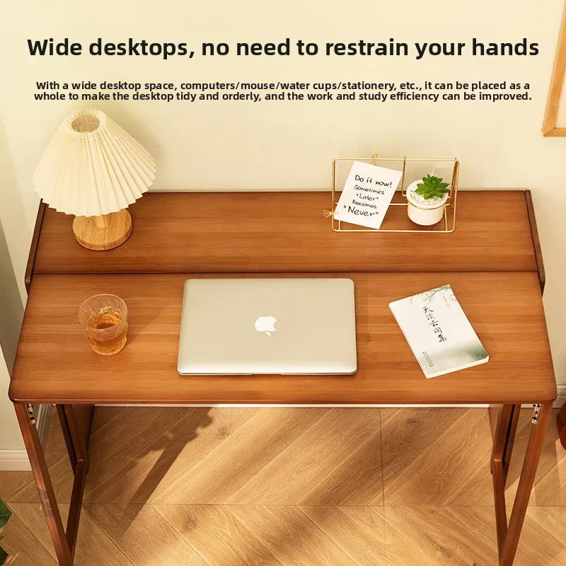 Folding desk computer desk dormitory flat bedroom retractable
