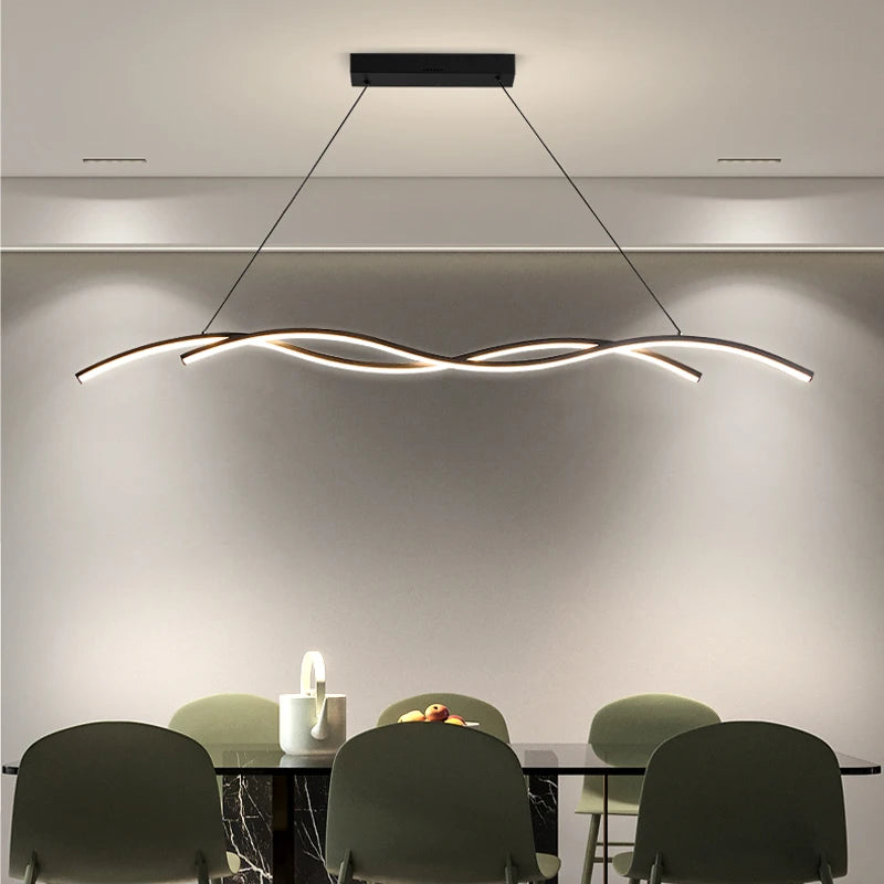 Minimalist LED Pendant Lights Living Study Dining Room Bedroom Bar Hall Indoor Lighting Hanging