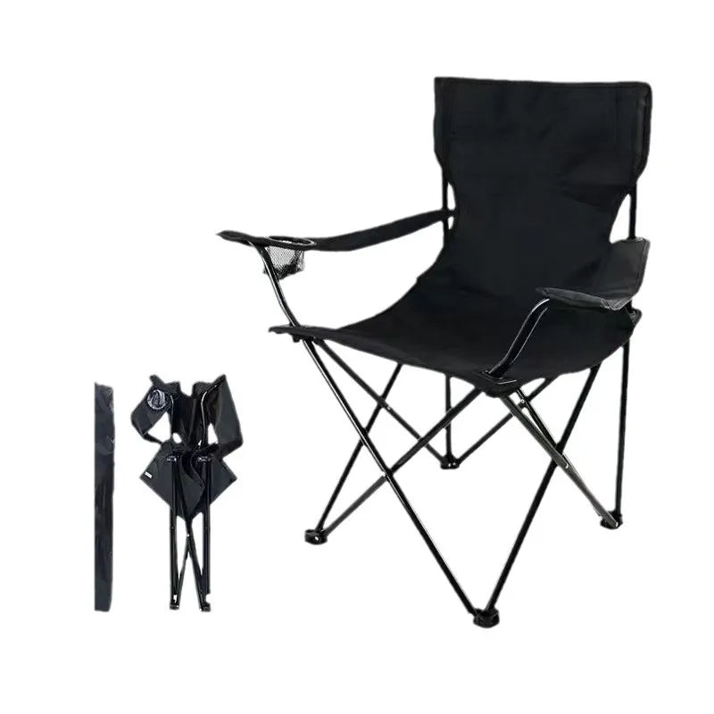 Portable armchair, outdoor folding chair, backrest chair, camping chair, fishing chair, beach chair
