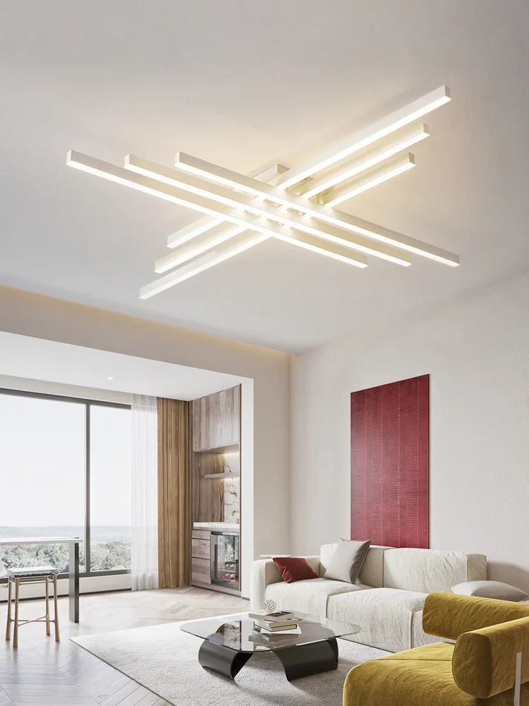 Ceiling light simple modern bedroom  atmosphere duplex villa hall Nordic lamps minimalist living room