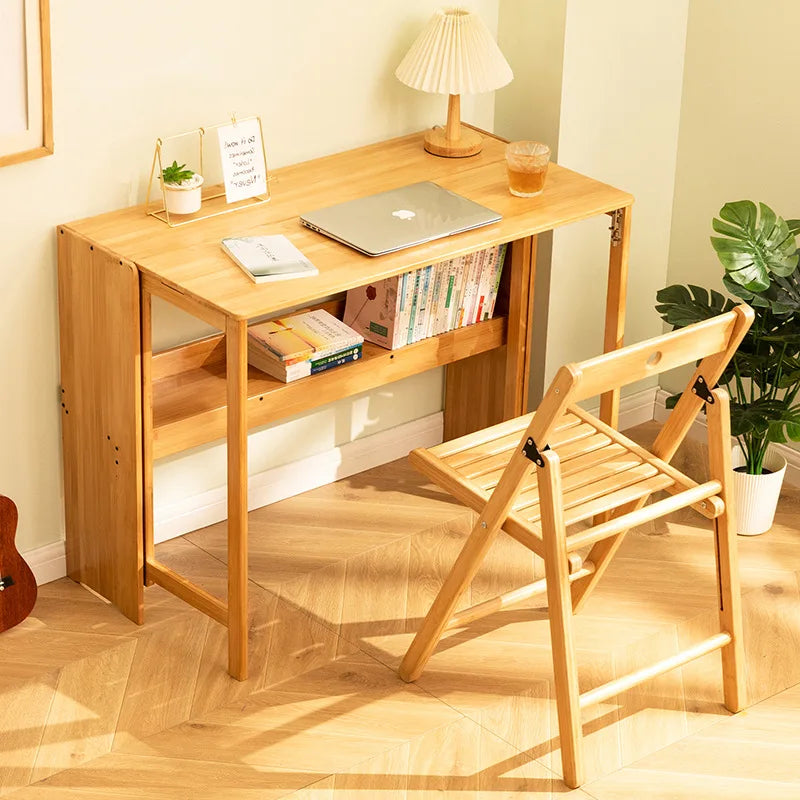 Folding desk computer desk dormitory flat bedroom retractable